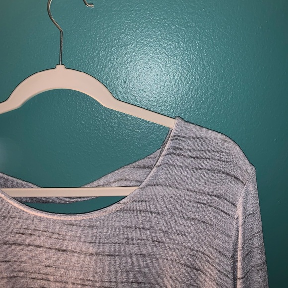 Blue Blouse with Cut Outs - Picture 2 of 4